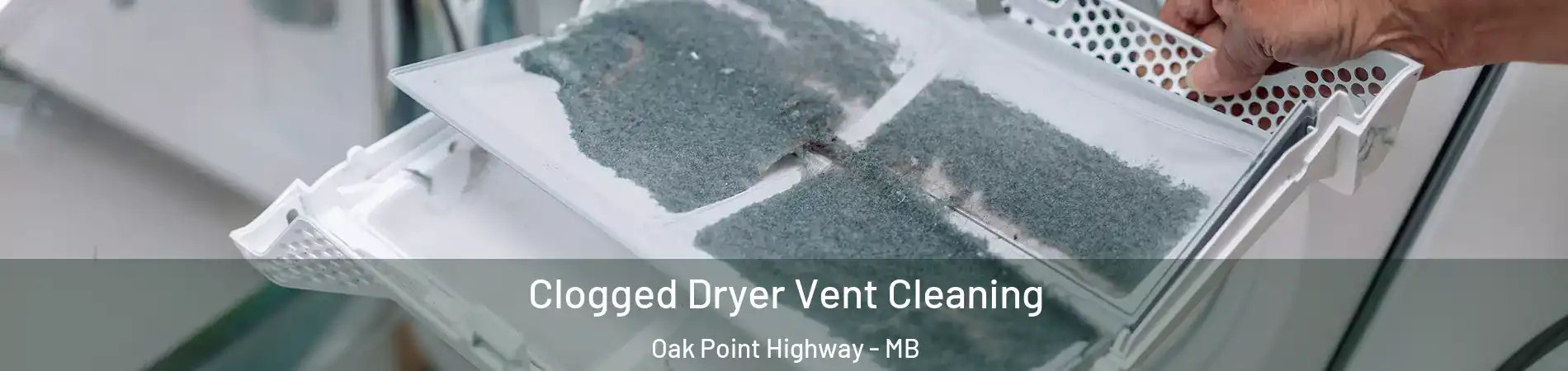  Clogged Dryer Vent Cleaning Oak Point Highway - MB