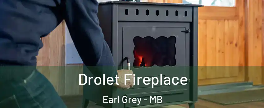  Drolet Fireplace Earl Grey - MB