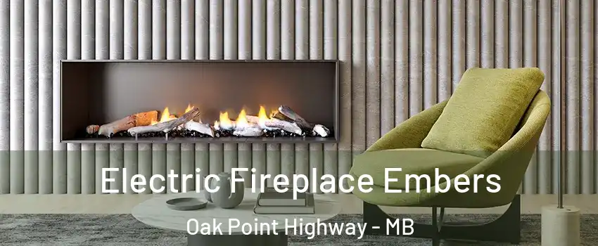  Electric Fireplace Embers Oak Point Highway - MB