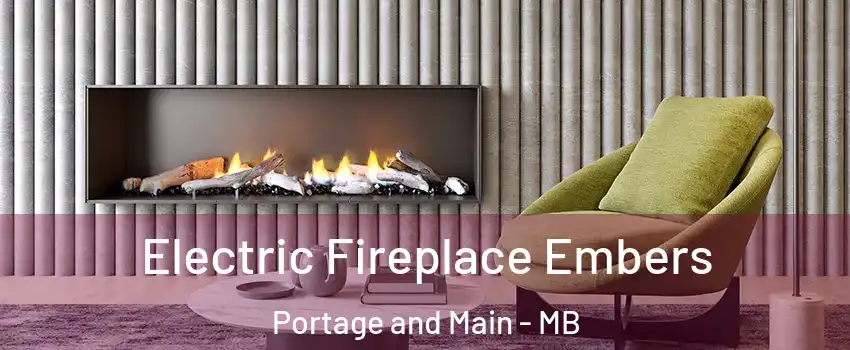  Electric Fireplace Embers Portage and Main - MB