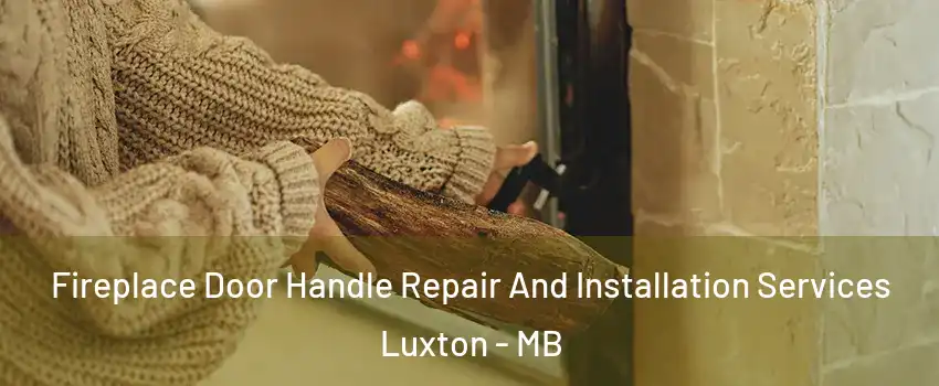  Fireplace Door Handle Repair And Installation Services Luxton - MB
