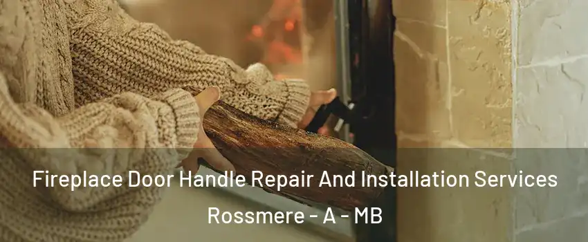  Fireplace Door Handle Repair And Installation Services Rossmere - A - MB