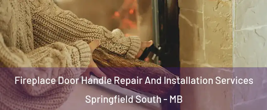  Fireplace Door Handle Repair And Installation Services Springfield South - MB