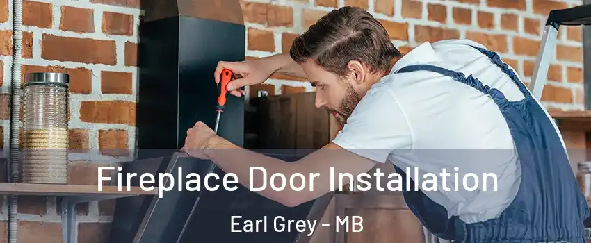  Fireplace Door Installation Earl Grey - MB