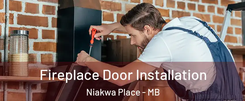  Fireplace Door Installation Niakwa Place - MB
