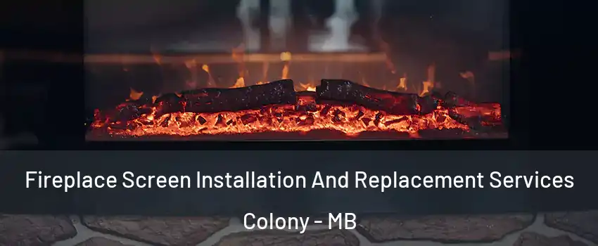  Fireplace Screen Installation And Replacement Services Colony - MB