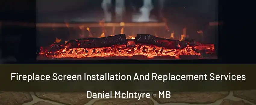  Fireplace Screen Installation And Replacement Services Daniel McIntyre - MB
