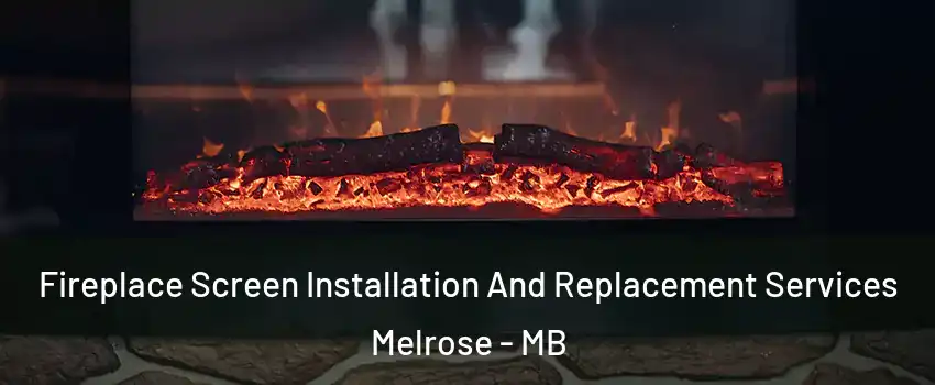  Fireplace Screen Installation And Replacement Services Melrose - MB