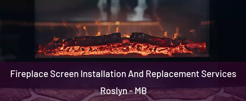  Fireplace Screen Installation And Replacement Services Roslyn - MB