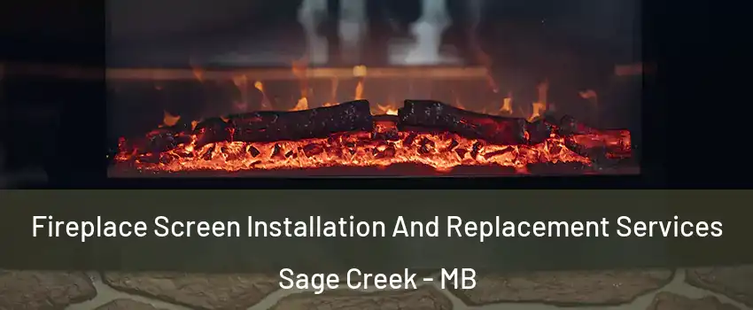  Fireplace Screen Installation And Replacement Services Sage Creek - MB