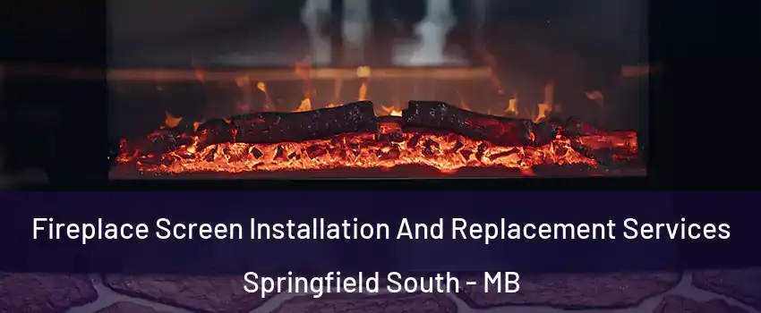  Fireplace Screen Installation And Replacement Services Springfield South - MB