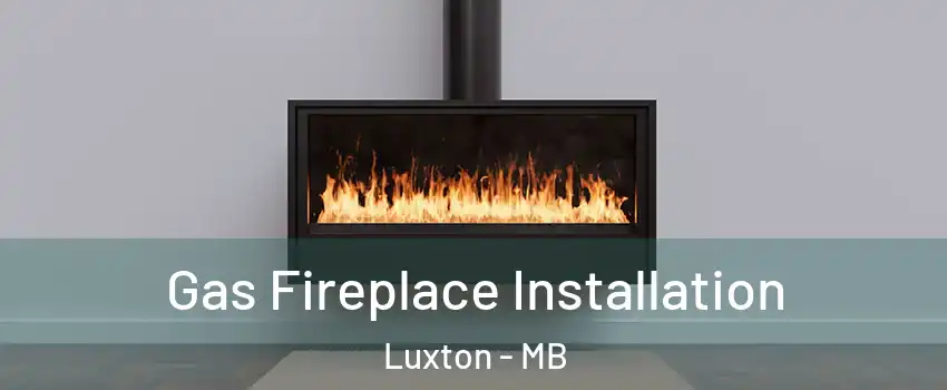  Gas Fireplace Installation Luxton - MB