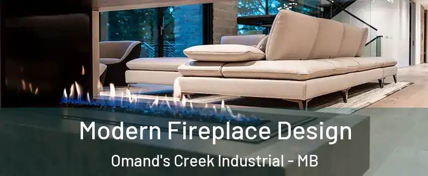  Modern Fireplace Design Omand's Creek Industrial - MB