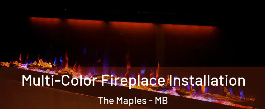  Multi-Color Fireplace Installation The Maples - MB