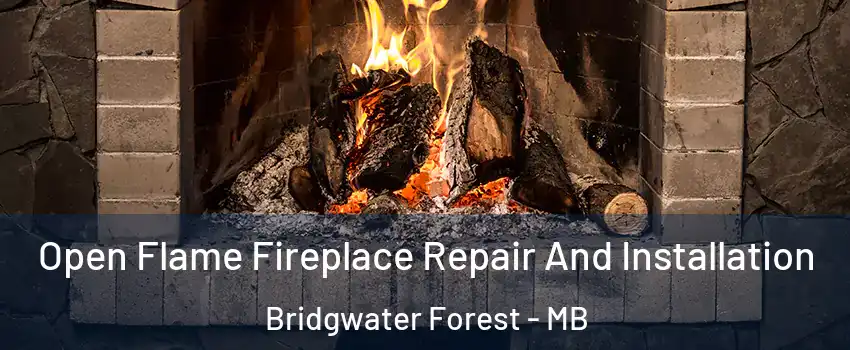  Open Flame Fireplace Repair And Installation Bridgwater Forest - MB