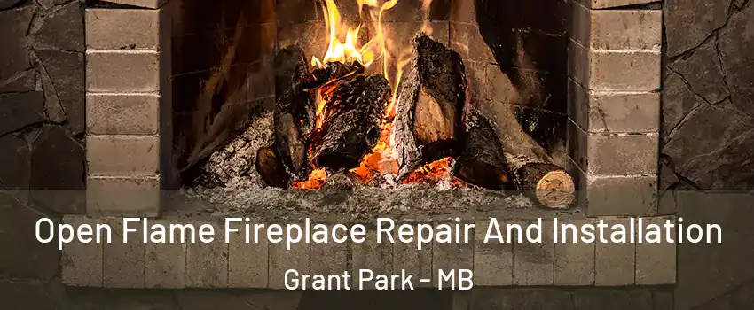  Open Flame Fireplace Repair And Installation Grant Park - MB