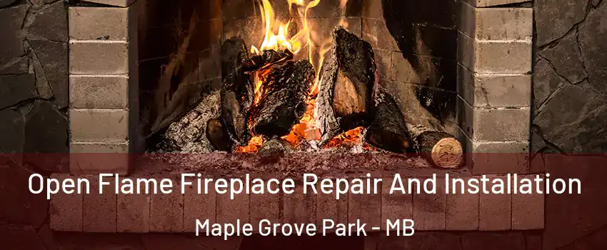  Open Flame Fireplace Repair And Installation Maple Grove Park - MB