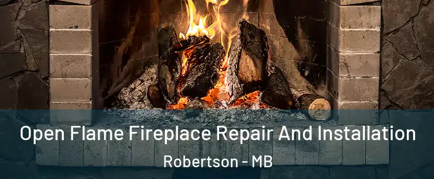  Open Flame Fireplace Repair And Installation Robertson - MB