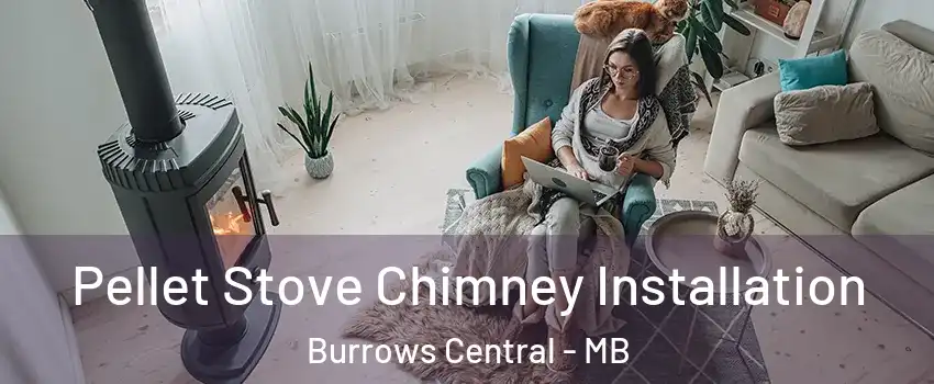  Pellet Stove Chimney Installation Burrows Central - MB