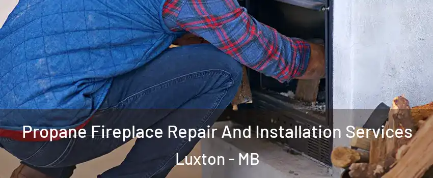  Propane Fireplace Repair And Installation Services Luxton - MB